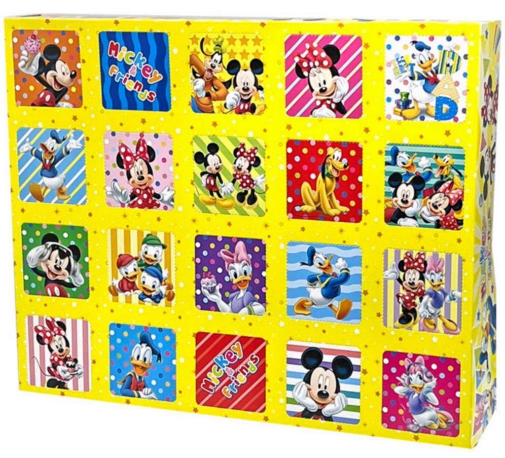 TOP ACE Fun to Open! Disney Fun Box! 20 Cute Treasure Chest Lottery Boxes Featuring Mickey Mouse, Minnie Mouse, Donald Duck, and More