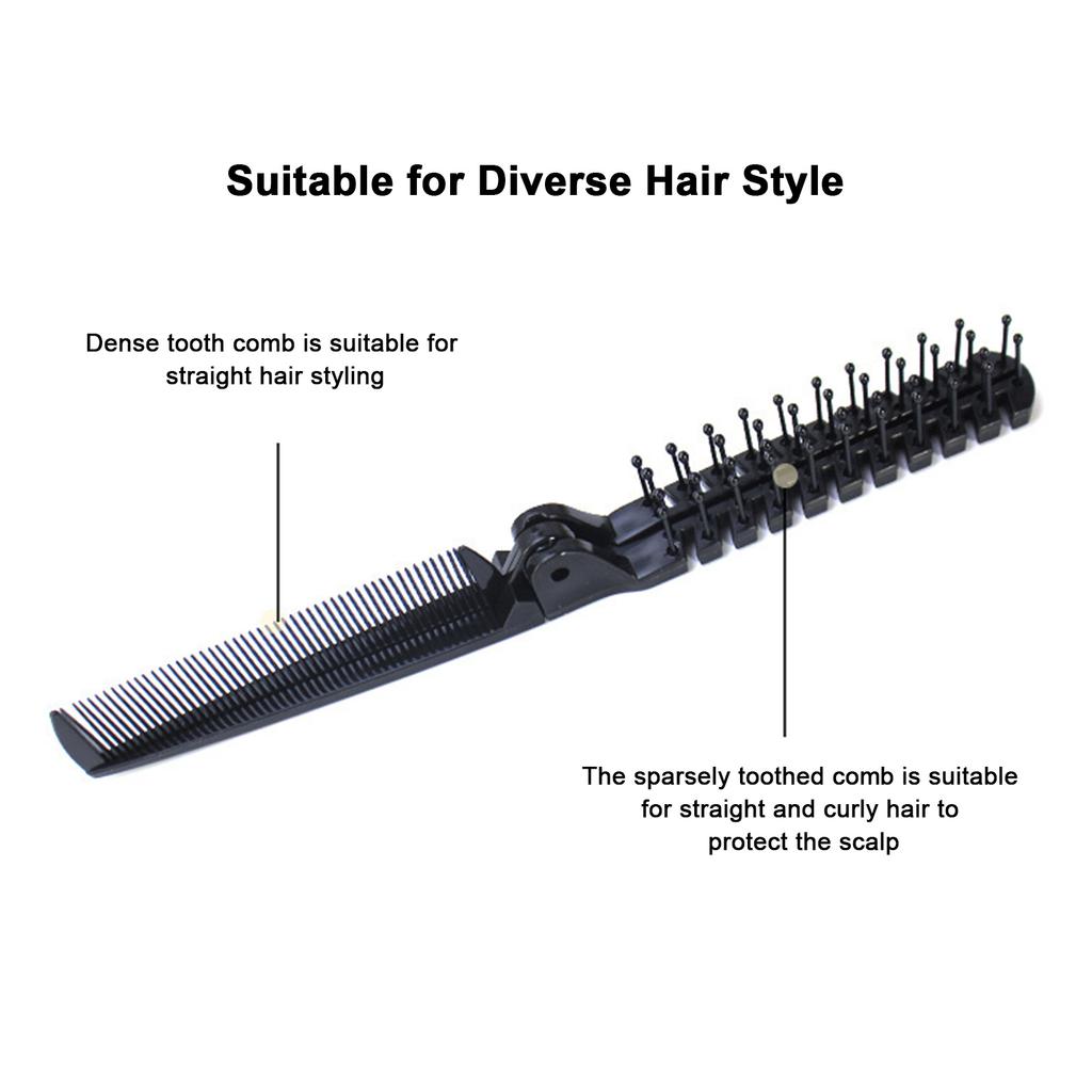 Foldable Hair Brush Folding Pocket Comb Portable for Travel Styling Tool