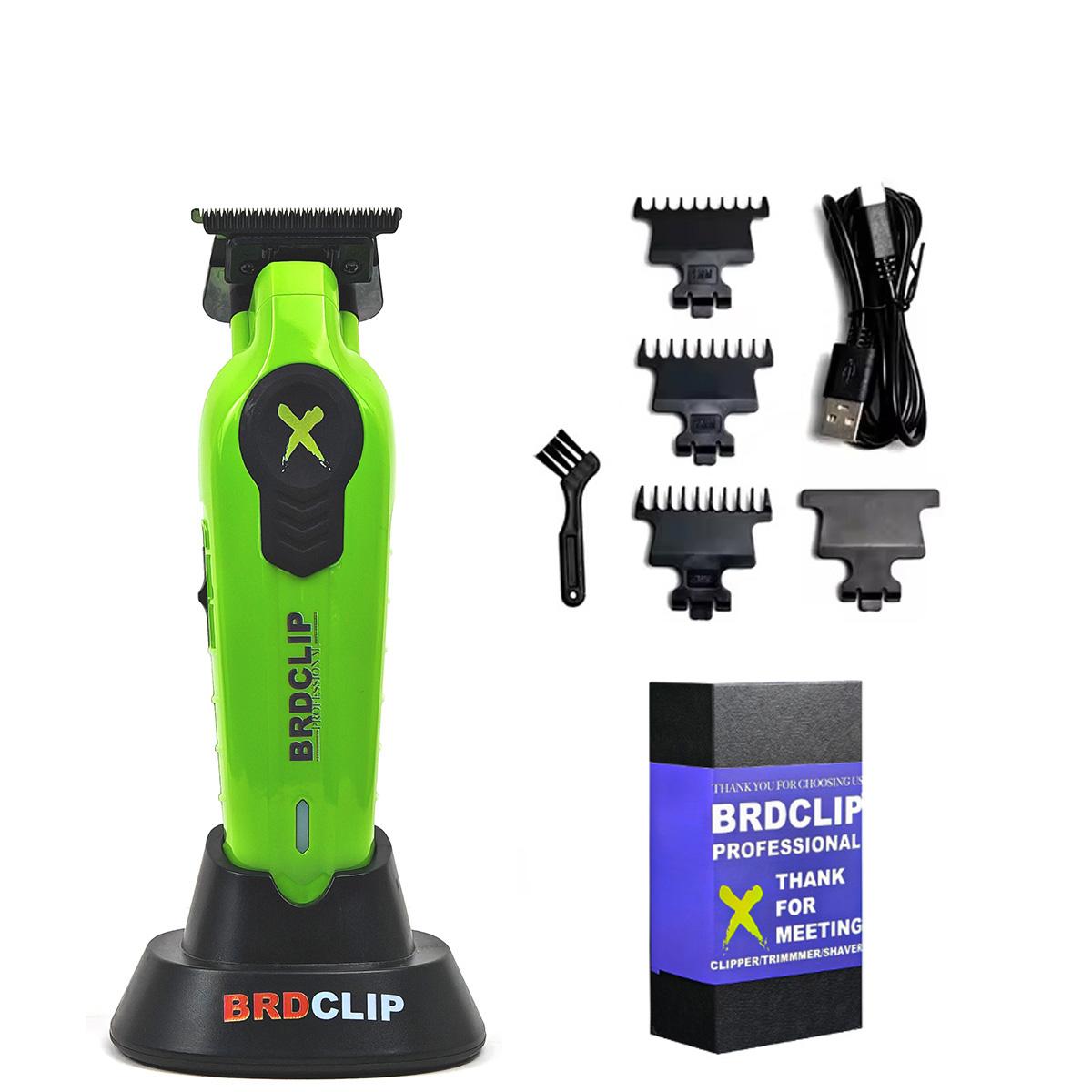 

Профессиональный салонный электрический беспроводной триммер для волос BRDCLIP Green Art Hair Clipper FA1T Personality для стрижки волос у мужчин