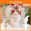 Celebration Butterfly Christmas Decor Props With Soft Fabric Accessories Party