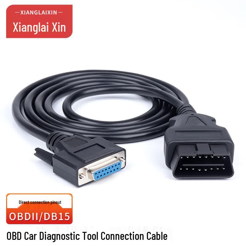 OBD2 to DB15 RS232 Diagnostic Extension Cable