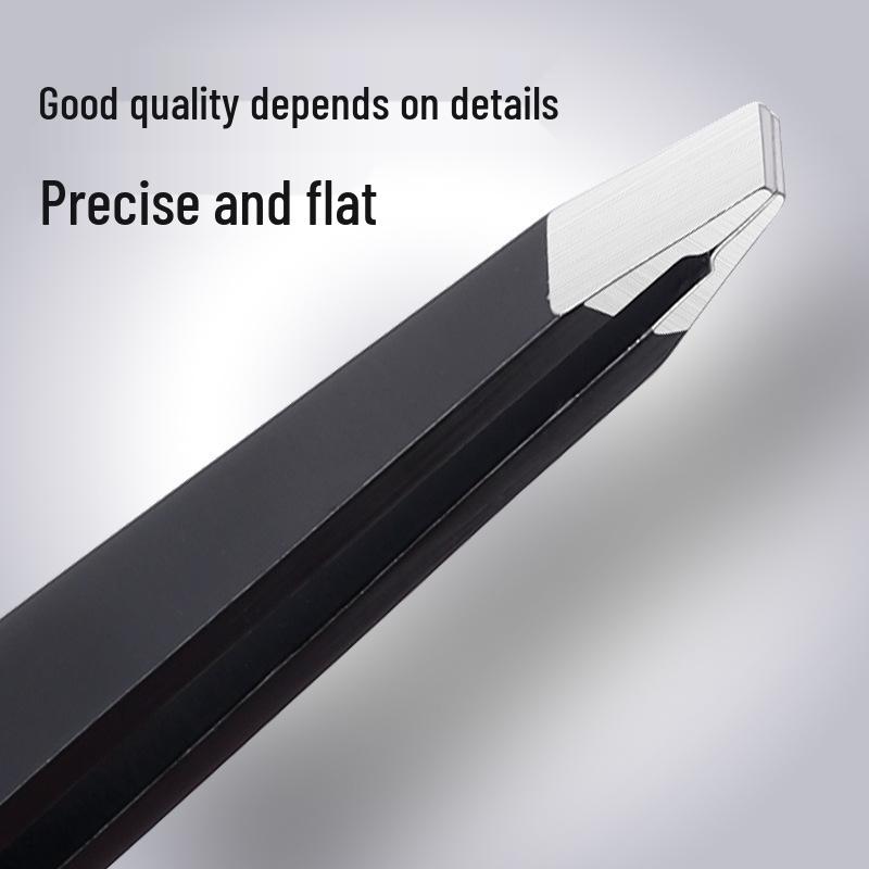 Stainless Steel Eyebrow & Beard Tweezers - Hair Removal, Customizable