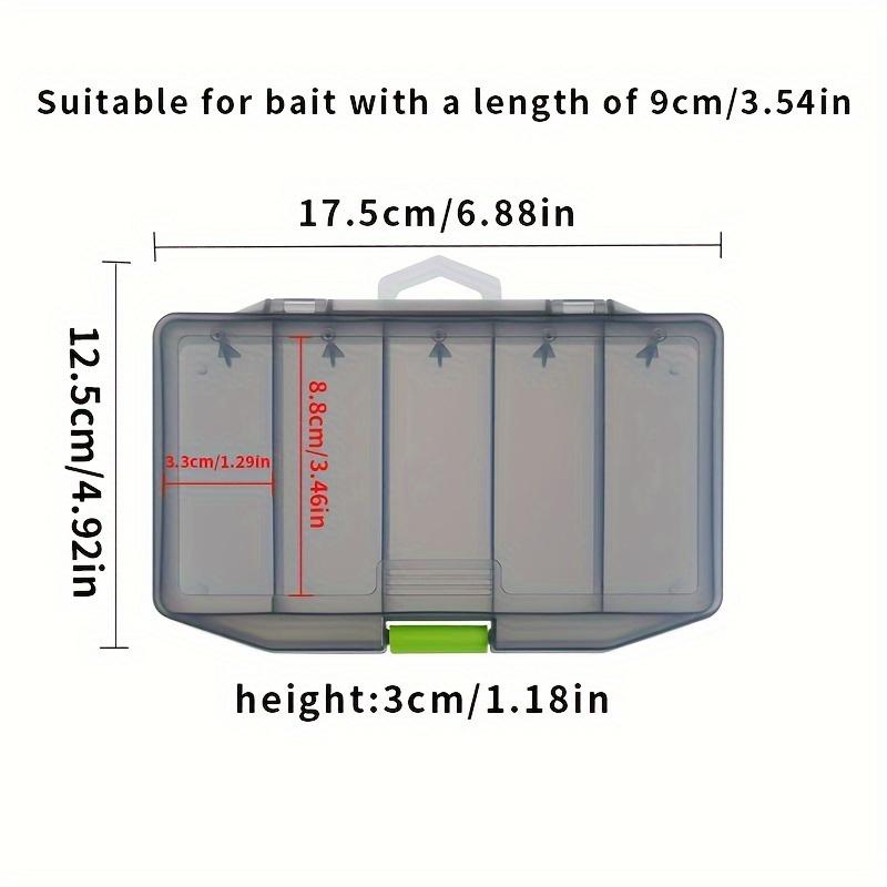FTK Luya Bait Box Accessory Box Single Layer Single-sided Storage Box Fishing Tackle Box Soft Bait Hard Bait Storage Microfluidic Toolbox Portable