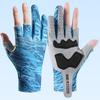 Sun Protection Fishing Gloves Sun Protection Men and Women Outdoor Sports Gloves Exposed Three Finger Ice Silk Fitness Cycling Fishing Gloves·