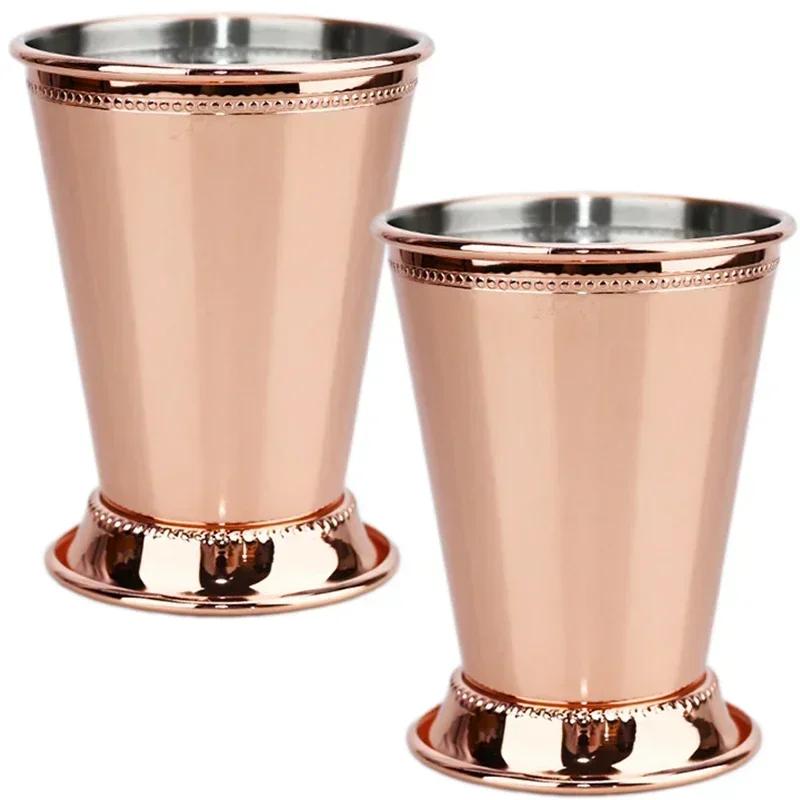 Stainless Steel Mint Julep Mug - Cocktail Drinkware For Martini Mojito Mixed Drinks Bar Party Beer Julep Wine Glass