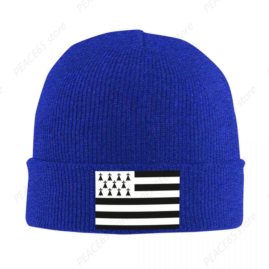 Flag Of Brittany Bonnet Hat Hip Hop Knit Hat Unisex Women Unisex Adult Warm Winter Skullies Beanies Caps