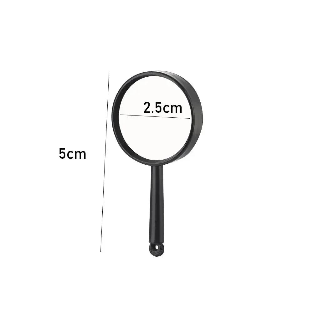 1/5/10PCS 25mm Hand Held Magnifier 5X Magnifying Reading Glass Lens Jewelry Loupe Mini Pocket Educational Tool