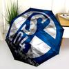 1 PC Automatic Folding Umbrella - FC Schalke 04 Custom Name Pattern, Portable & Foldable Design with 8 Ribs, Christmas Birthday Gifts