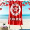 Custom Brentford Print Beach Towel, Large Soft Quick Dry Towel for Beach Camping Swimming