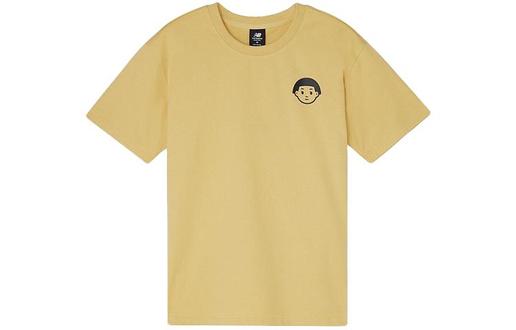 New Balance Noritake Collection Set In Sleeve T Shirt Women's Yellow AWT02379-YL