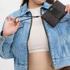 Coach Corner Zip 16 Logo Zip Wristlet Women Wristlet Walnut Black CW854-IMXAQ