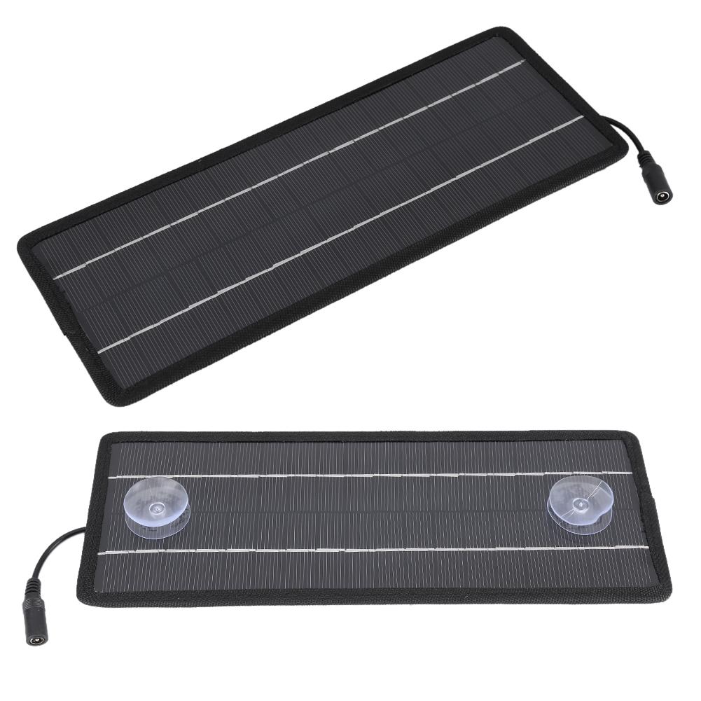 12V 4.5W Portable Solar Panel Battery Trickle Charger for Car Truck Boat Caravan