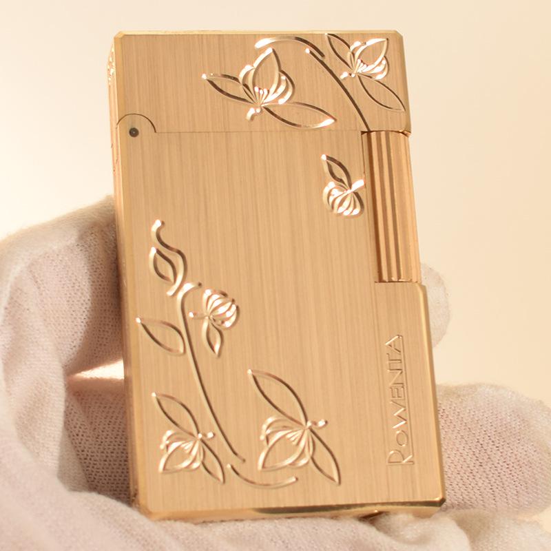 **New Good Luck Retro Flint Lighter**: Creative Side-Slip Ignition with Old-Fashioned Charm