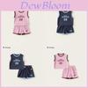 Boys Sleeveless Letter Print Athletic Tracksuit For Kids Summer Casual Wear