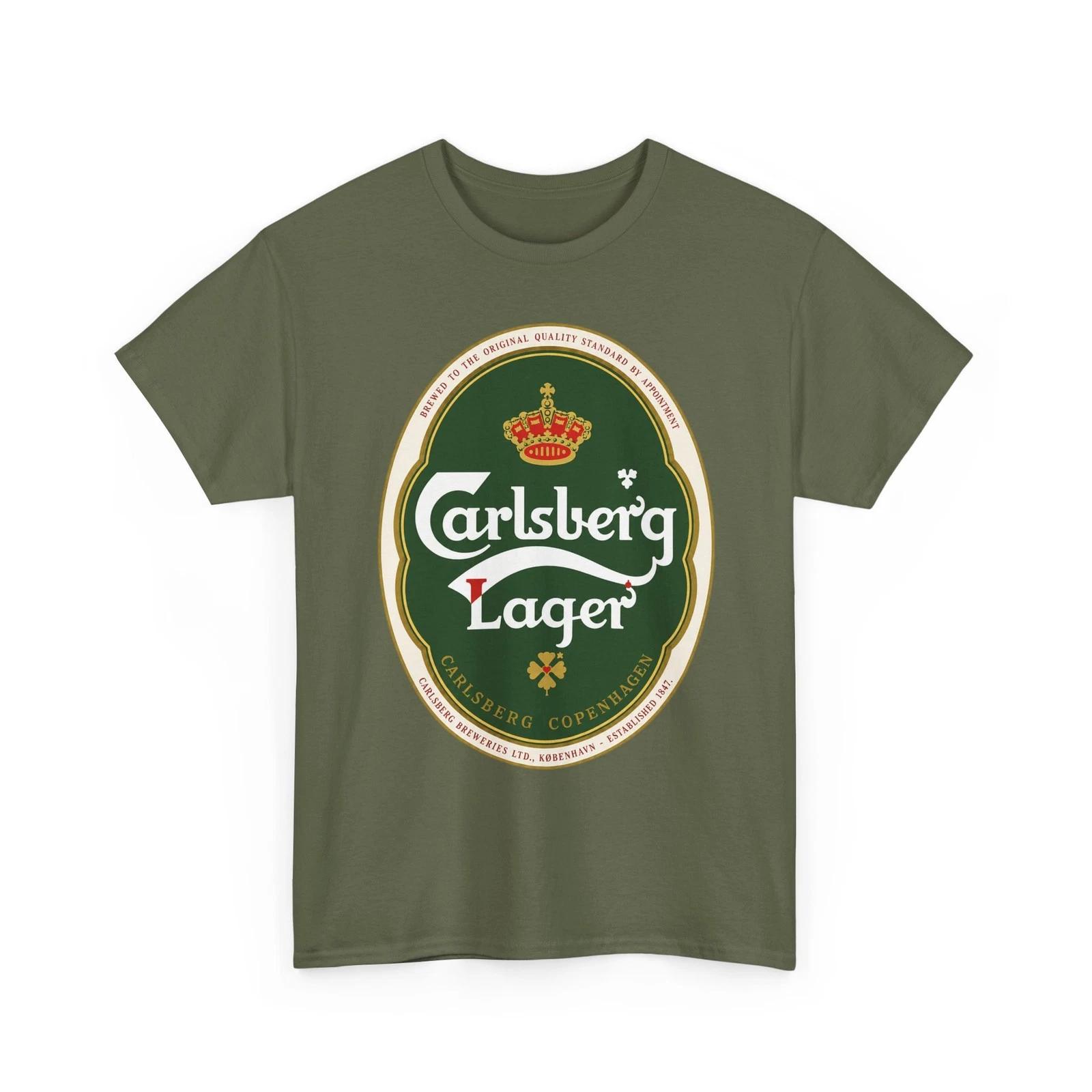 Carlsberg Lager Beer Copenhagen Denmark Vintage Breweriana Retro Brewery T-Sirt 2XL