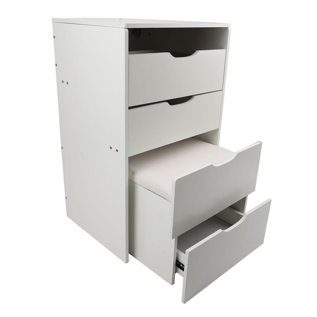 Vanity Desk with Flip Top Mirror Light Makeup Table with Drawers Stool Storage Small Dressing Table