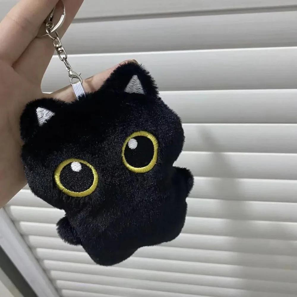 Party gift cute black cat plush toy doll pendant pillow cushion black cat plush toy doll suitable for boys and girls 713₽