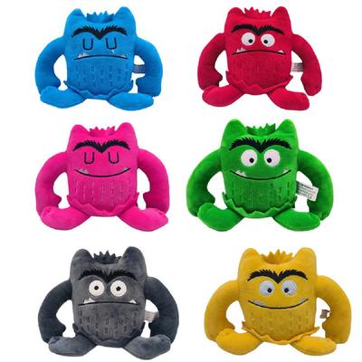 6 vnt./rinkinys 6 spalvos Kawaii The Color Monster pliušinė lėlė vaikams Monster Color Emotion pliušinis įdarytas žaislas vaikams gimtadienio dovanos