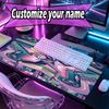 Custom Name Personalized Barbie Pattern Mousepad, Laptop PC Desk Mat, Decorative Desk Mat for Home Keyboard Pad Gift