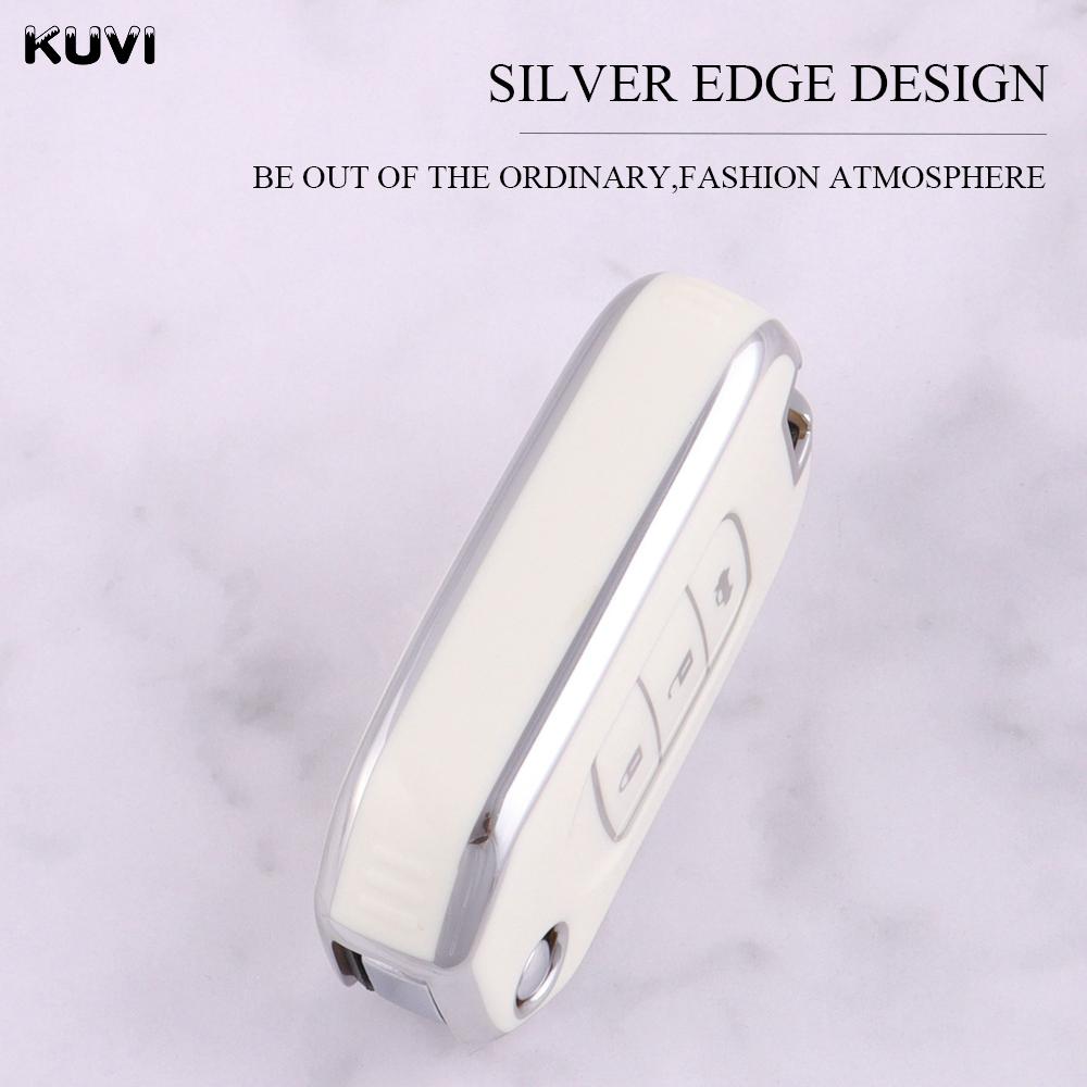 Tpu Car Folding Flip Key Case Cover Shell For Honda Civic Hrv Crv Xrv Cr-V Crider Odyssey Pilot Fit Accord Protector Accessories
