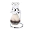 Beard Shaving Brush with Stand Man Beard Kit Synthetic Hair Shaving Brush with Holder Stand Rack