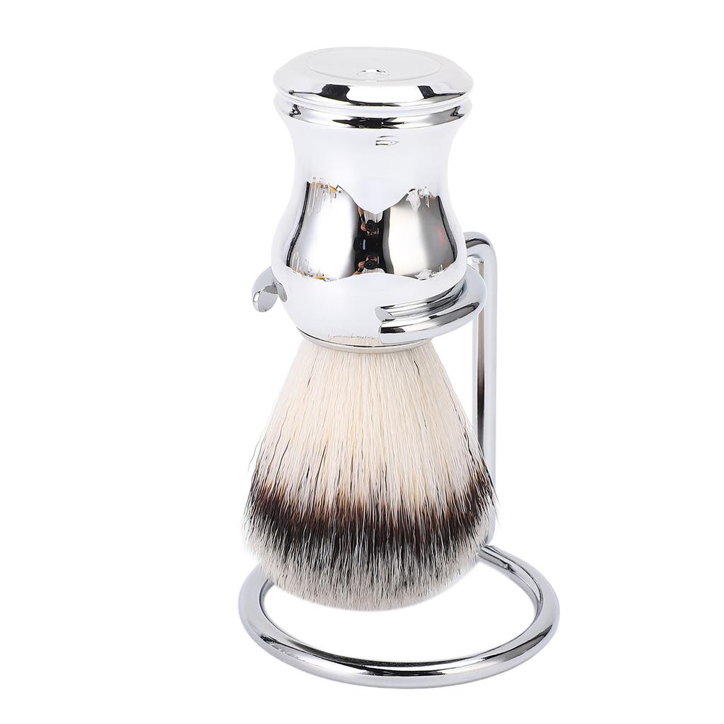 Beard Shaving Brush with Stand Man Beard Kit Synthetic Hair Shaving Brush with Holder Stand Rack