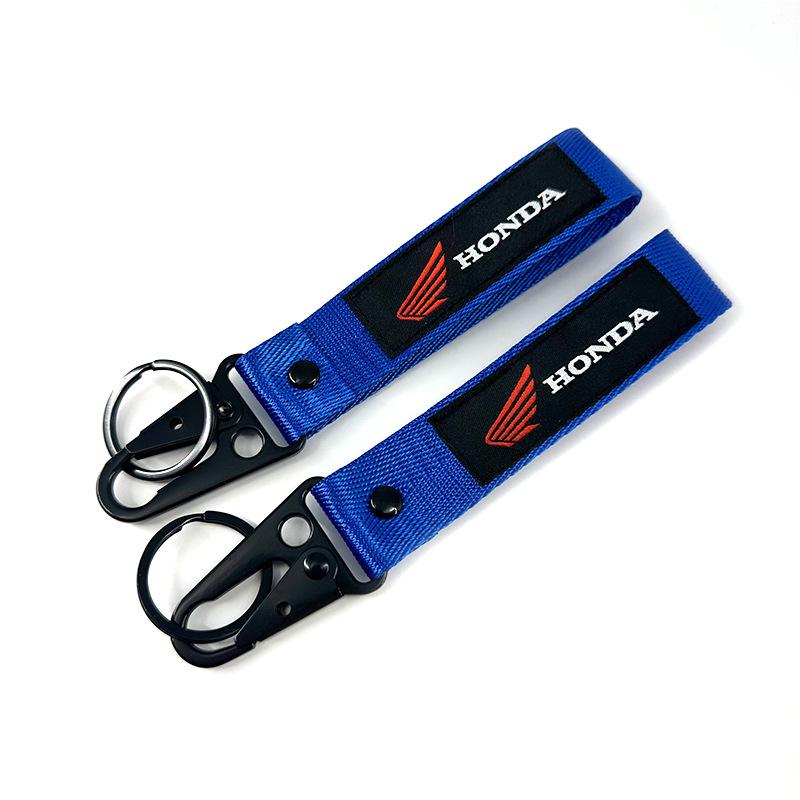 1pcs Motorcycle KeyRing Ribbon Lanyard KeyChain Key Holder For Honda CBR 125R 954 600 650F 650R 1100XX 1000F CBR 600RR 1000RR ZP8