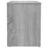 Nightstand Gray Sonoma 40 x 30 x 40 cm Particleboard