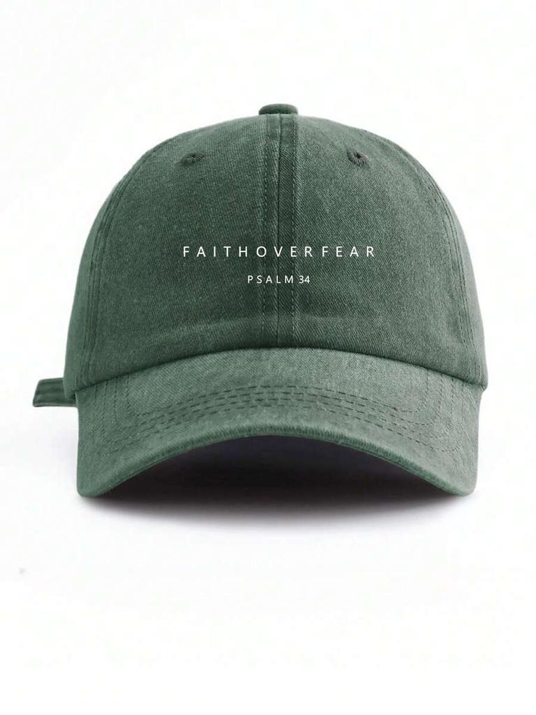 Unisex Vintage Washed Baseball Cap With Jesus Saves Cross Graphic