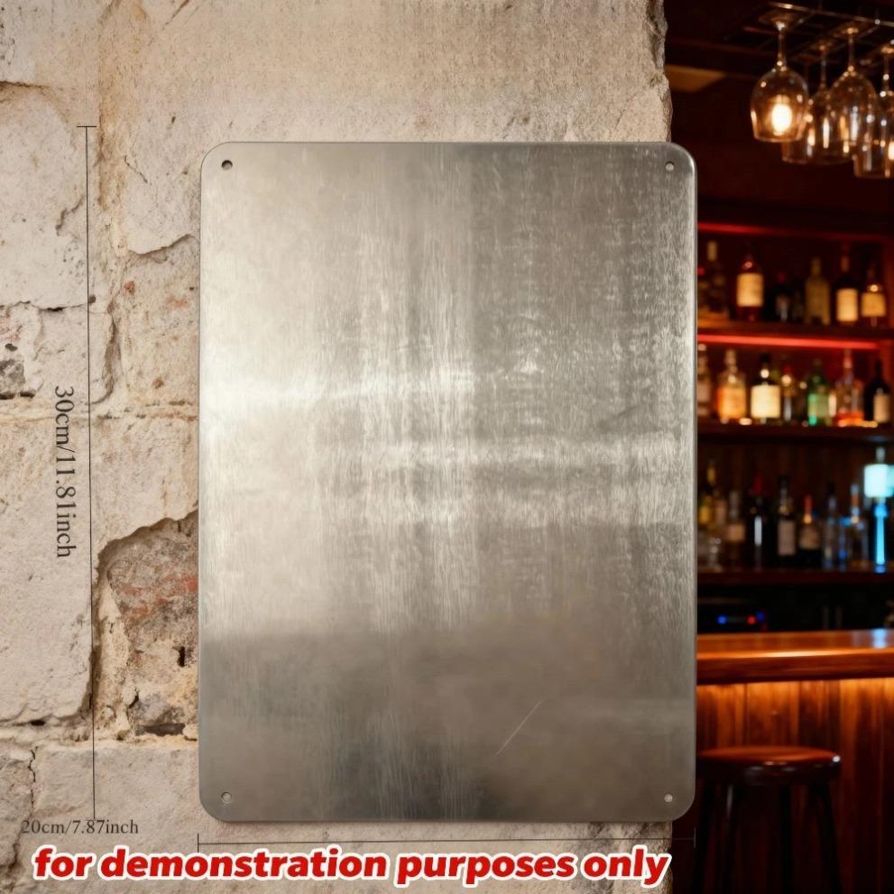 Decorazione Murale Metallica Retrò Segno Donna Vintage 2D Arte per la Casa in Ferro per Cucina Soggiorno Ufficio BagnoSegno Murale Rosa