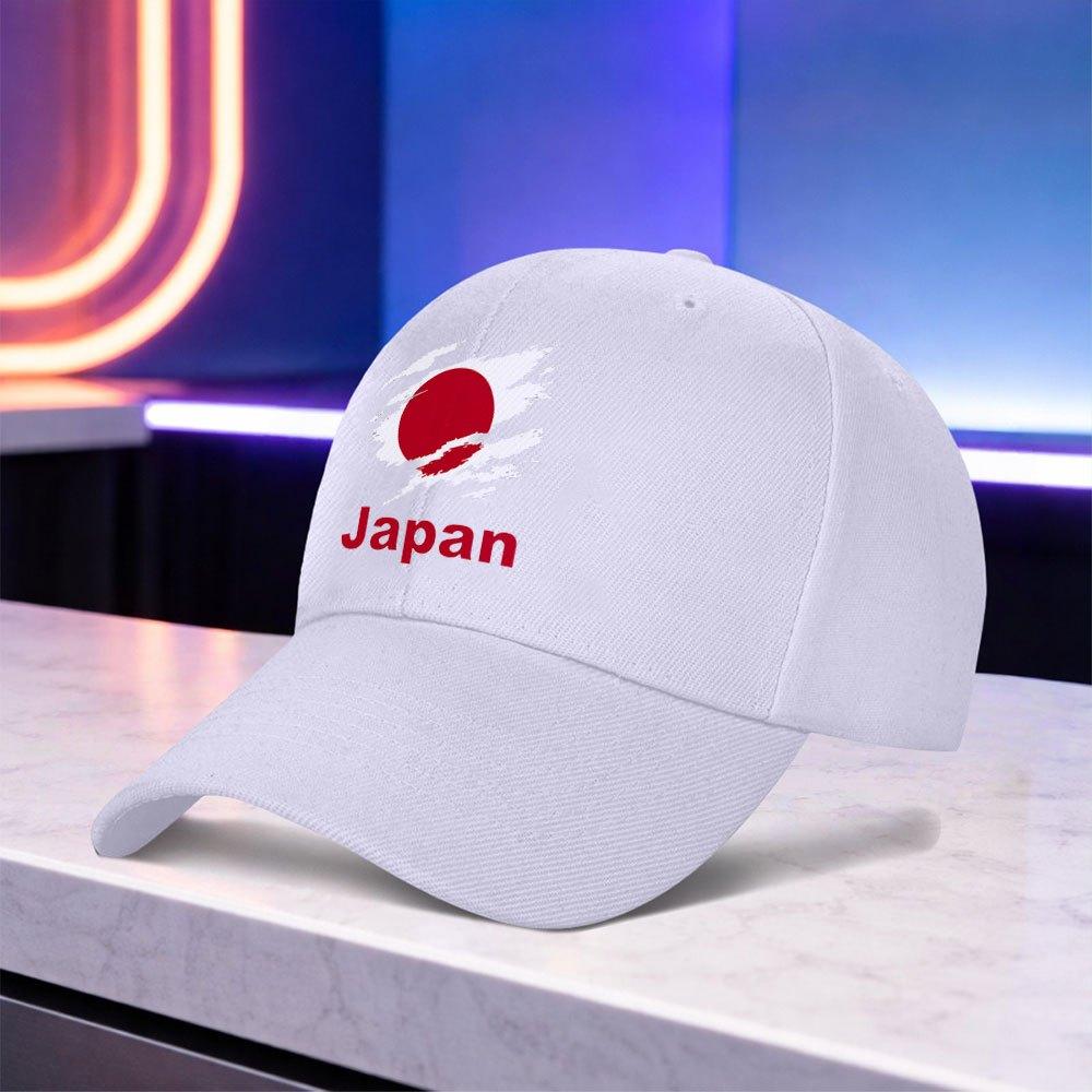 Japanese Flag Print Baseball Cap Lightweight Unisex Hat for Unisex Women Ideal for Weddings Parties Festivals Daily Wear