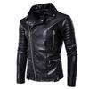 (Simple Flavor) Riders Jacket Motorcycle Jacket Men's Faux Leather Short