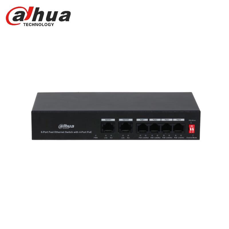 

Dahua DH-PS1400C 6-Port 100Mbps Unmanaged PoE Switch
