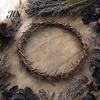 Halloween Party Decor Thorns Wreath, Realistic Spiked Branches, Horror Theme Decoration, Eerie Decoration Dead Branch Spooky for Haunted House Wreath