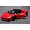 Bburago 1:24 Scale Ferrari SF90 Stradale Diecast Car Model, Red