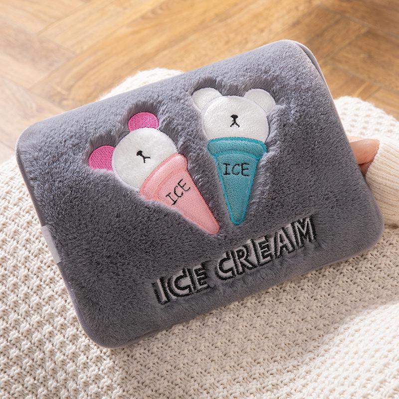 Rechargeable Explosion-Proof Electric Hand Warmer - Plush Cute Design for Women and Babies