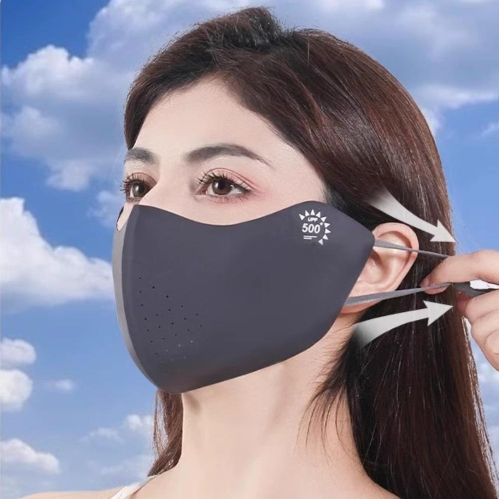 Atmungsaktive Sonnenmaske Waschbare Anti-Sonne-Maske Neue Reitmaske für das Gesicht Vier Jahreszeiten