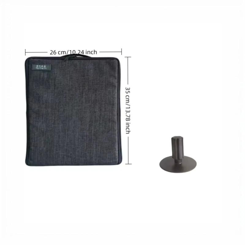 Wig Storage Box For Toupee Closure Frontal Hand Carry Wig Bag With Head Stand Foldable High Capacity Wig Packaging Box