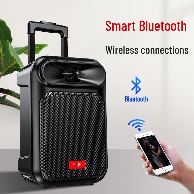 Aigo S55 Portable Trolley Speaker CN Plug (adapter Included)