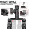 Alloy Vehicle Mount For Action Cameras 360 Degree Rotatable Shockproof Design Off Road Adventure Secure Attachment