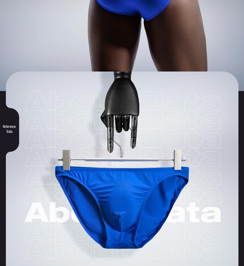 Pánské sportovní slipy s U-pouzdrem: Tenký, Prodyšný, Trojúhelníkový design s nízkým pasem