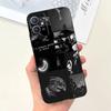 For Vivo Y33S 4G 5G Phone Case For Vivo Y55 5G Y21 2021 v2109 Back Cover Soft Liquid Silicone Bumper Goothic Style Coque Funda