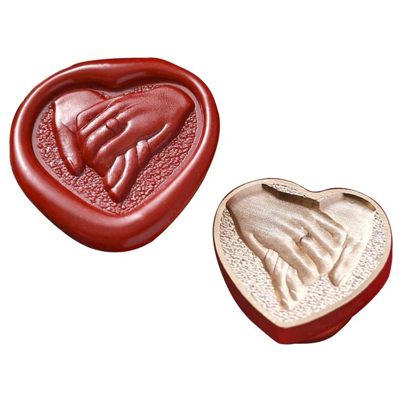 Lovely Wax Seal Stamp Love Theme Stamps for Head Scrapbooks Decorative Gift Pack