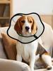 Cones de Recuperação para Cães Colar Cones para Gatos Pós-Cirúrgicos Ajustável Respirável Cone para Cão Colar Macio Coleira Elizabetana para Filhotes E-Collar