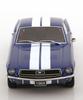 FREESTYLE KK Scale Scale Ford Mustang GT Fastback 1968 Blue Finished Product KKDC181394 1/18 Metallic/White