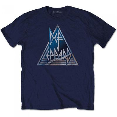 Футболка Def Leppard унісекс для дорослих із трикутним логотипом