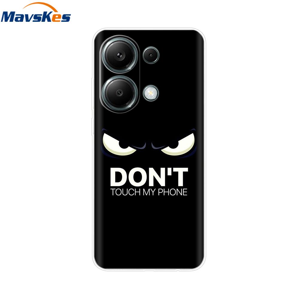For Poco M6 Pro Case For Xiaomi Poco M6 Pro 4G Cover Fundas Coque Camera Protector Soft Silicone Phone Back Case For Poco M6 Pro