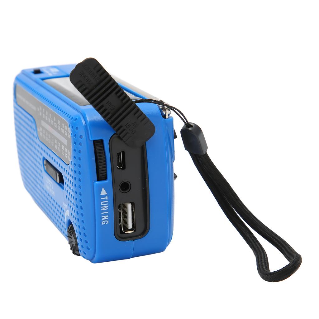 Hand Crank Solar Radio AM FM SW1 SW2 Camping LED Flashlight Multiband Camping Emergency Radio for Outdoor