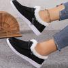 Large Casual Snow Boots Autumn Winter Round Head Short Tube Velvet Fleece Lace Up Cotton Boots Shoes 36-43