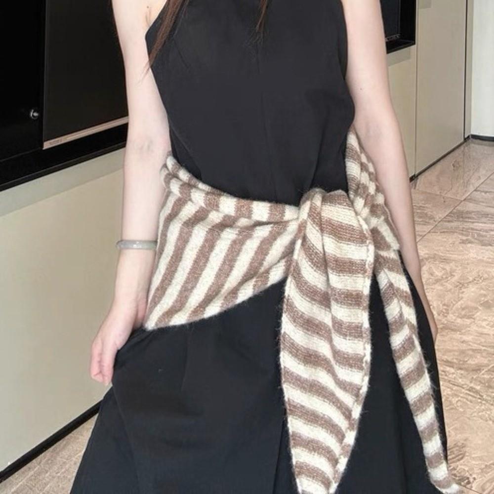 Cashmere Knitted Triangle Scarf Korean Style Cape Wraps Fashion Winter Shawl  Women/Men